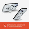 Tech 21 Evo Crystal Kick case for iPhone 15 - Compatible with MagSafe - Impact Protection Case - Clear/Black