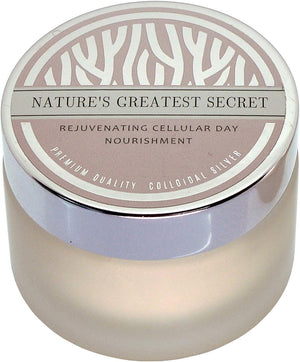 Nature's Greatest Secret All Natural Premium Quality Colloidal Silver Rejuvinating Antiaging Day Nourishment Cream