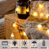 Globe Fairy Lights, 15M/49ft 100 LED Globe String Lights with Remote - USB or Battery Powered - 8 Modes - Outdoor Indoor String Fairy Lights for Christmas, Balcony, Gazebo, Garden, Camping