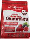 Adults Multivitamins 180 Vegan Gummies | 90 Days Supply | 11 Essential Vitamins & Minerals A,D,E,C,B3,B6,B5,B12, Biotin, Zinc & Iodine | | Resealable & Recyclable Pouch | For Men & Women by ActivGums®