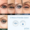 PrimeEyes Glide Eyeliner for Mature Women – Waterproof, Long-Stay and Mess-Proof – Gel Cream Texture, Discreet Sharpener and Effective Smudger (Smoky)