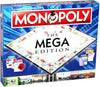 Mega Monopoly, an upgrade on the classic game board with 12 extra spaces including Downing Street, Saville Row and Knightsbridge, Invest in Skyscrapers, for ages 8 plus