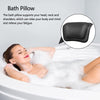 Bath Pillow, Waterproof Bath Pillow, 3D Ergonomic Bathtub Pillow, Bathtub Accessories, Bath Pillow with 2 Non-Slip Suction Cups, Premium Bath Cushion, Bath Pillow for Home Spa Headrest-Black