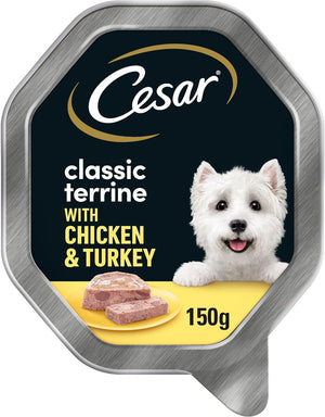 Classics Terrine Adult Wet Dog Food, Chicken and Turkey in Jelly, 14 x 150 g Trays