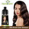 Hair Color Shampoo for Gray Hair–Hair Dye Shampoo–Colors Hair in Minutes–Long lasting colour–500 ML–3-In-1 Hair Color–Ammonia-Free (Dark Brown, 500 Ml)