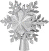 Christmas Tree Topper Projector Light Star Tree Topper for Christmas Decoration Snowflake Light Tree Topper with Rotating LED Adjustable Light Silver Xmas Tree Topper Gift Bedroom Decor