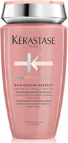 Kérastase Chroma Absolu, Hydrating and Protective Shampoo, Sensitised or Damaged Color-Treated Hair, Fine To Medium, With Glycerin, Amino Acid and Hyaluronic Acid, Bain Chroma Respect, 250 ml