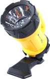 Heavy Duty LED Torch 3881 – 180 m Beam Distance, Adjustable Base 6 Angles, 120 Lumens, Weatherproof, Batteries Included