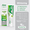 Whitening Aloe Vera Toothpaste Fluoride Free, Natural Action, Vegan, Cruelty Free , SLS Free, Naturally White, Healthy Gums , 100 ml, packaging may vary