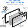 Samsung Galaxy S24 Plus Case Waterproof Clear Built-in Screen Protector Snowproof,Dustproof,Shockproof,IP68 Certified [Real 360] Full Body Protection Fully Sealed Underwater for S24+Plus 6.6"