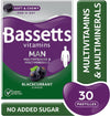 Man Multivitamins & Multiminerals Blackcurrant Flavour 30 Gummy Pastilles