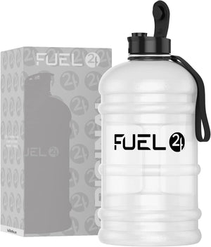 Jug - 2.2 Litre Water Bottle - Extra Strong Flex Material - Drop Proof, Pop or Straw Cap Options - 2.2L Large Gym Sports Bottle, BPA FREE