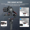 Mini V Mount Battery Plate with NATO Rail for Adjustable Gimbal Balance Compatible with DJI RS3 Pro RS2 RSC2, Quick Release for V Lock/NP-F Battery Compatible with SmallRig PS099E, GA012