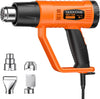 Heat Gun,  2000W Professional Heavy Duty Hot Air Gun Kit 400℃ & 600℃ Dual-Temperature Settings with Flame Retardant Protective Cover, 4 Nozzles for Crafts, Shrinking PVC, Stripping Paint