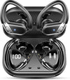 Wireless Earbuds, 2024 Bluetooth 5.4 Headphones Sports, 50H Stereo Wireless Earphones with Mic CVC 8.0 Noise Reduction, 1.5 H USB-C Fast Charge, IP7 Waterproof Wireless Headphones for Running, Black