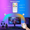 LED Battery Wall Lights, LED Wall Mounted Sconces with Remote, 3 Color Temperatures & 13 RGB & Dimmable Magnetic 360° Free Rotation Rechargeable Wall Lamp Wall Lighting (1 Pack White)