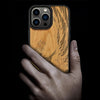 Magnetic Wood Case for iPhone 15 Pro Max [Solid Wood & Black Soft TPU] Shockproof Protective Cover Unique Wooden Case Compatible with magsafe (The Great Wave Off Kanagawa -Cherry)