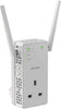 11AC 1200 Mbps Dual Band Gigabit 802.11ac (300 Mbps + 900 Mbps) Wi-Fi Range Extender with External Antennas, UK Plug and Extra Power Outlet (Wi-Fi Booster) (EX6130-100UKS), White