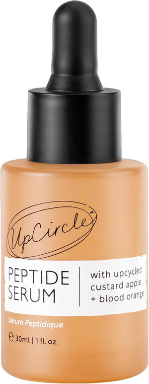 Peptide Serum 30ml – Improves Skin Elasticity + Boosts Collagen – Custard Apple, Rich In Vitamin C + Blood Orange Brightens Skin - Vegan + Cruelty-Free