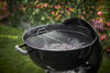 Classic Kettle Charcoal Grill, Ø 47cm Grill Area, BBQ Grill with Porcelain-Enamelled Lid & Bowl, Lid Thermometer, Tripod Stand & Wheels, Chromed Grill Grate - Black (1241304)