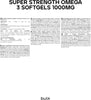 Super Strength Omega 3 Softgels, 3000 mg per Serving, 990 mg EPA & 660 mg DHA per Serving, Pack of 270, 3 Month Supply, Packaging May Vary