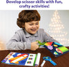 Art & Craft Activity Kit - Snip, Snip, Develop Scissor Skills, Stocking Stuffers, Craft Kits, Gifts for Ages 3, 4, 5, 6, 7