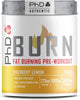 Burn Pre Workout Powder with L Carnitine for Women and Men, Rich in CLA, High Caffeine for pre-Workout, Sherbert Lemon Flavour, 20 Servings (200g)