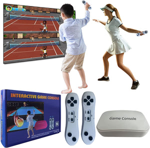TV Game Console Built in 883 Games, Handheld Retro Video Game System with 2.4G Wireless Gamepad Somatosensory Control, HD Output, Home Interactive& Puzzle Games,Grey