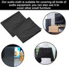 Speaker Mesh Cloth, 2 Pcs Speaker Grill Cloth Stereo Gille Fabric Speaker Mesh Cloth Black Speaker Protective Cloth Cover for Stereo Audio Speaker(1.7mx0.5m)