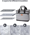 Cool Bag - 30 Litre Cool box -Insulated Cooler Bag Lunch Bag Keep Warm and Cold, Leak-Proof, With Carriying Straps, Multiple Pockets - Ideal for Travel, Camping, Picnics, BBQ