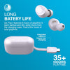 Go Air Pop+ True Wireless Earbuds, In Ear Headphones, Bluetooth Earphones, 35H Playtime Ear Buds, Bluetooth Earbuds with Microphone, USB-C Charging Case, Multipoint, EQ3 Sound, Lilac