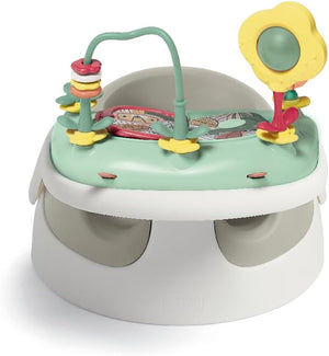 Baby Snug Seat and Activity Tray with Adjustable Features, Supportive, Stable and Easy Clean Design in Clay