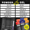 ABE Pre Workout Gel - All Black Everything Pre Workout Gel, Energy & Physical Performance with Citrulline, Creatine, Beta Alanine (20 x 60ml Gels) (ICY Blue Raz)