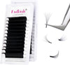 Easy Fan Lashes CC Curl 0.07 15-20mm Mixed Length Russian Lashes Natural Look Self Fanning Eye Lashes Automatic Blooming Russian Eyelashes Extensions(0.07-CC-1520)