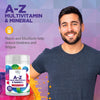 A-Z Multivitamin and Minerals 180 Tablets, Vitamins for Men's and Women's, 23 High Strength Vitamins and Minerals Including Iron, Zinc Vitamin C and More (180)