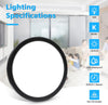 18W LED Ceiling Lights,2000LM Daylight White 5000K Round Ceiling Lights Ø 23cm Black 2 Pack,Waterproof IP44,150W Equivalent,Flush Ceiling Light for Living Room,Bedroom, Office