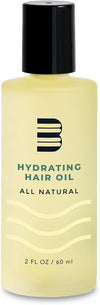 Hydrating Hair Oil - Designed for Dry, Frizzy, Straight, or Curly Hair - 100% Natural Men's Hair Strengthening Oil - 60 ml / 2.0 oz