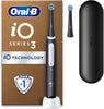 iO3 Electric Toothbrush, 2 Toothbrush Heads, Pressure Sensor, Toothbrush for Adults with Travel Case, Gift Ideas for Him/Her, Matt Black