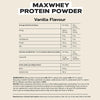 - MaxWhey - Whey Protein Powder Vanilla - Low-Fat - Low Sugar - Gluten & Soy-Free - Vegetarian - 420g - 113 kcal per Serving - 14 Servings