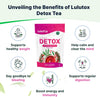 Original Detox Tea - Herbal Blend with Dandelion, Ginseng, and Ginger - Supports A Healthy Weight, Digestive Health - Vegan, All Natural, Laxative-Free - Peach Flavor (28 Servings)