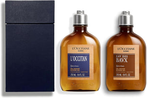 L'OCCITANE Homme Men's Shower Essentials | Aromatic & Woody | Vegan & 99% Readily Biodegradable | Luxury & Clean Men's Beauty Hair & Body Wash Gift Set for All Hair & Skin Types | Amazon Exclusive