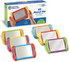 All About Me - 2-in-1 Mirrors, set of 6 , White