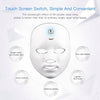 Red Light Therapy Mask LED USB charged Cordless 7 Colours Face Mask Red Green Blue & More Wireless Rechargeable Infared for Skin Tightening, Acne Treatment, Anti-aging Smooth Wrinkles Fine Lines