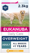 Overweight and Sterilised Low Fat Complete Dry Dog Food for Adult Dogs with Chicken 2.3 kg