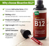 Vitamin B12 Liquid Drops (3000 mcg) Made in UK by  - Methylcobalamin + Adenosylcobalamin (50ml), High Strength, Bioactive, Vegan, Energy & Sleep Support, Sublingual, Like B12 injections