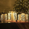 3PK Light up Present Boxes Silver Gift Boxes with Warm White Lights Plug in for Christmas Decorations Home and Outdoor Décor