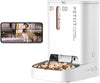 Automatic Cat Feeder with Camera,1080P HD Video with Night Vision, 5L Auto Pet Feeder, 2-Way Audio, Battery-Backup, Low Food Sensor, Anti-Stick Bowl, 2.4G WiFi Enabled Cat Food Dispenser