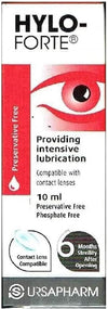 HYLO Forte - Triple Pack - Preservative Free Lubricating Eye Drops - for Treatment of Severe and Persistant Dry Eyes - 3x10ml