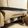 1 Pair of Front Car Seat Covers Protector PU Leather,Full Wrapping Edge for Front Seat Bottom (53×52 cm)- Black