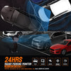 360° 4K Dash Cam, 4 Channel Camera 2K Front +1080P*3 Left Right Rear, 5GHz WiFi GPS Dash Camera for Car, Voice Control, Front 4K+1080P*2, 128GB Card, Night Vision, 24Hrs Parking Mode (V80-4CH)